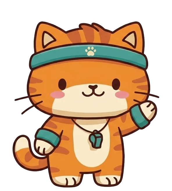 健健貓揮手